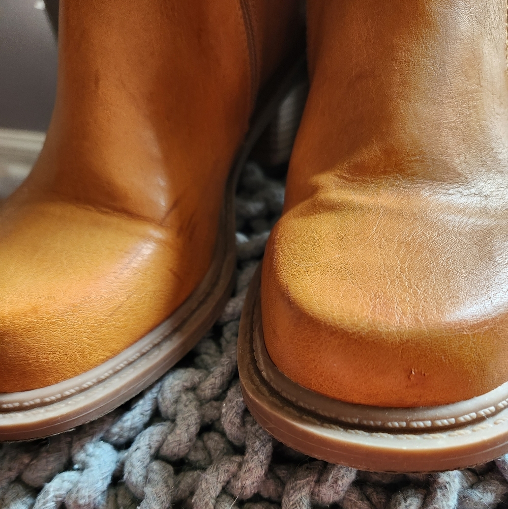 ASOS Avery Trucker Boots- Camel - Picture 4 of 8